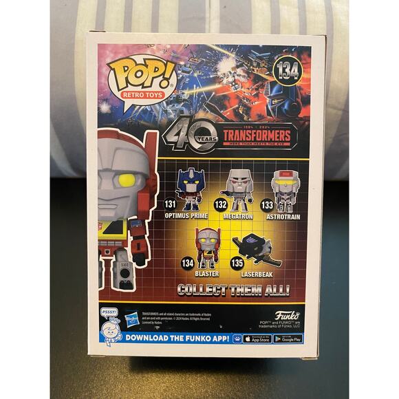 Funko Pop Retro Toys:  Transformers - Blaster - Picture 3 of 6